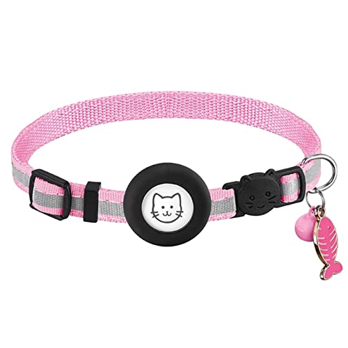 SYNYEY Hundehalsbänder - Verstellbares reflektierendes Hundehalsband mit Sicherheitsschnalle,Leuchtendes Haustierhalsband für Nachtwanderungen, Haustierhalsband für Welpen, kleine und mittelgroße von SYNYEY