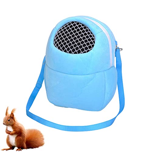 SYNYEY Mesh-Katzen-Rucksack - Tragetasche für kleine, mittelgroße und große Haustiere - Igel Maus Tragetasche Tragbarer Welpe Katze Hund Reiserucksack Grün Blau Rosa von SYNYEY