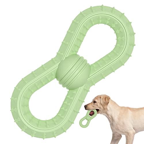 SYNYEY Robustes Hundespielzeug, Puppy Zahnbürste Saubere Zähne Interaktives Spielzeug, Natural TRP Dog Interaktives Hundespielzeug, Kauspielzeug für zahnende Welpen für kleine, mittelgroße Rassen von SYNYEY