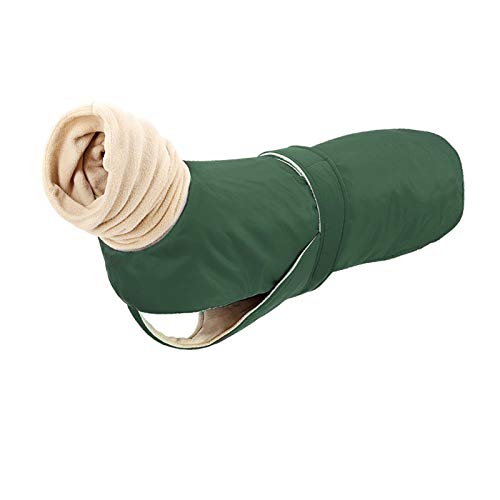 SYT-MD Hundekostüm, Verdicken Winter Haustier Kleidung Weste mit warm Hund Kleidung Mantel wasserdichte große Hund Weste Mantel Zubehã (Color : Green, Size : 4XL) von SYT-MD