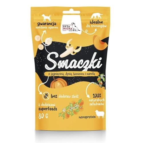 SYTA MICHA Hundesnack, Banane, Aprikose, Lamm, Kürbis, 80 g von SYTA MICHA