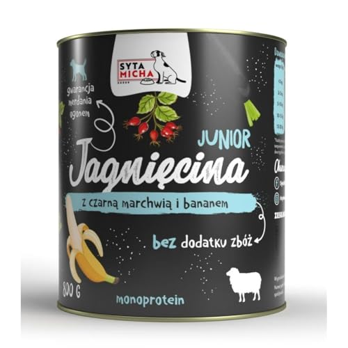 SYTA MICHA Nassfutter Junior Lamb with Black Carrot and Banana, 800 g von SYTA MICHA