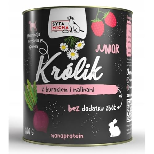 SYTA MICHA Nassfutter Junior Rabbit with Beetroot and Raspberries, 800 g von SYTA MICHA