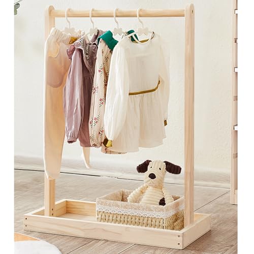 Haustier Kleiderständer Offener Kleiderschrank Hundekleidungsregal Haustier Armoire Garderobe Holzkleider Kleidung Aufbewahrungsaufbewahrung Kleiner Hunde Schrank Haustier (Size : Square with Storage von SYUFRE