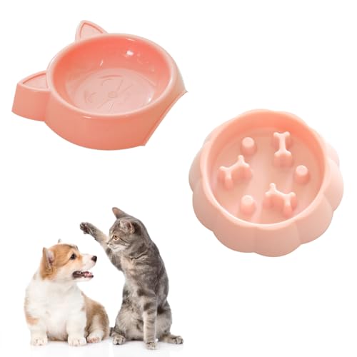 Kleintier-Fütterungsformen für Katzen, Hunde, Kaninchen, Meerschweinchen, Wellensittiche (Rosa) von SZJLDS