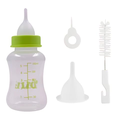 Aufzuchtflasche für Haustiere - Komplettes Fütterungsset für Neugeborene Welpen und Kätzchen Welpenmilch Katzenmilch Aufzuchtflasche Hund, Welpenmilch Aufzuchtflasche für hundewelpen Kitten von SZJLDS