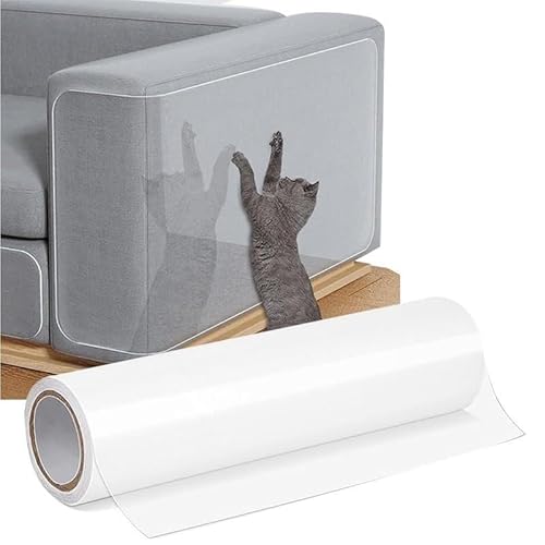 Kratzfeste Katzenmöbel Protektoren Sofa Katze Kratzschutz Selbstklebend Katzenmöbel Schutz Couch Ecke Katze Kratzschutz Schützende Sticky Pads vor Haustiere Pfoten von SZSXYBZ