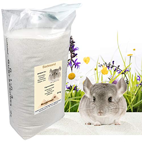 25 KG SaMore Chinchillasand Chinchilla Sand Badesand Hochrein Samtweich von Samore