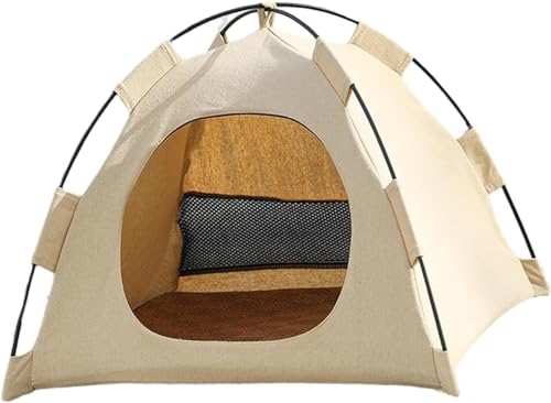 katzenbett Katzenhaus, Haustierzelt, Nest, warme, langlebige Beschläge, Kätzchenbett, Haustierbedarf, Haustierbett, Katzenschlafbett for Camping, Kätzchenruhe, Spielen (Size : L) von SaeYz