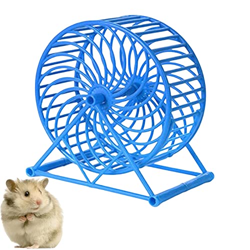 Übungsrad für Kleintiere - Hamsterrad mit Verstellbarer Halterung,Hamsterkäfig-Spielzeug, leises kleines Haustierrad für Rennmäuse, Mäuse, Hamster Saiki von Saiki