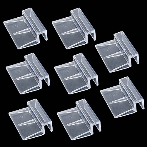 Saim Acryl-Aquarium-Abdeckungsclip für Aquarien, Glasabdeckung, Clip, Halterung, Universal-Deckelclips für randlose Aquarien (12 mm) von Saim