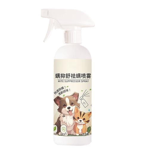 Natürliches Kontrollspray für Bett, Haustier, Bettwäsche, Möbel, Stofftiere, 500 ml, natürliches Schutzspray, Haustiersicheres Kontrollspray von Saiyana