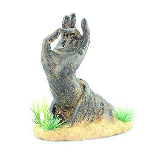 Saiyana Fish For Tank Decorations Hand Statue Aquarium Ornaments Fish Tank Decorations Large Wood von Saiyana