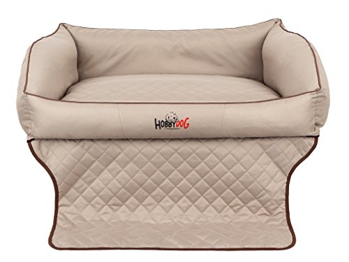 Sales Core Hundebett Hundebox Hundedecke Hundetransportbox Auto Matratze Kofferraum - M: 90 x 70 x 35 cm, Beige - Kofferraumschutz Schutzmatte Hundesofa von Sales Core