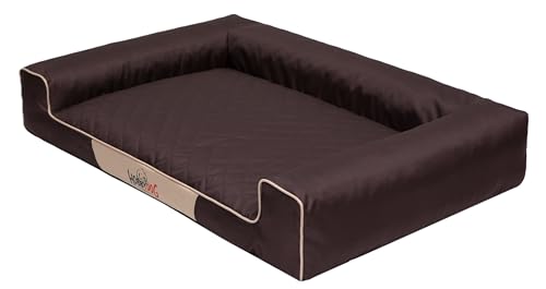 Sales Core Hundebett Katzenbett Hundedecke Schlafplätze - XL: 100 x 65 x 17 cm, Dunkelbraun - Hundekissen für Kleine und Große Tiere Hundekorb Dog Bed Hundesofa von Sales Core