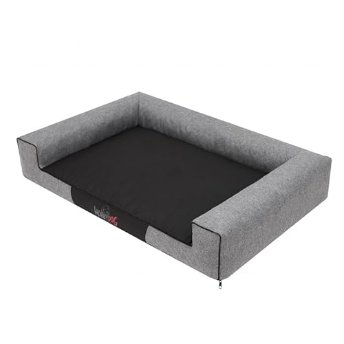 Sales Core Hundebett, Hundeliege mit abnehmbarem Bezug, leicht zu reinigen und für alle Rassen geeignet. Ergonomisches Hundesofa mit vergrößerten Seiten für besseren Hundekomfort. von Sales Core