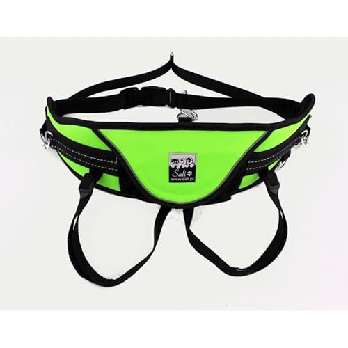 Sali Relax Belt Grün Hüftgürtel Canicross Skijöring Dogtrekking von Sali