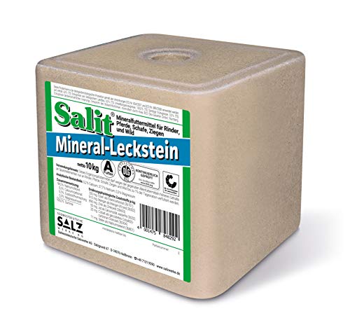 Salzleckstein Leckstein Mineralleckstein Salz 10kg Einzelfuttermittel Nutztiere von Salit