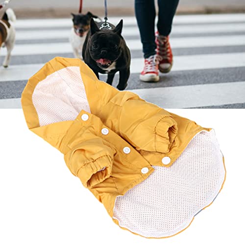 Saluaqui Haustier Regenmantel, Hund Kapuzen Regenmantel, Polyester mit Aufbewahrungstasche Falten für (XXL) von Saluaqui