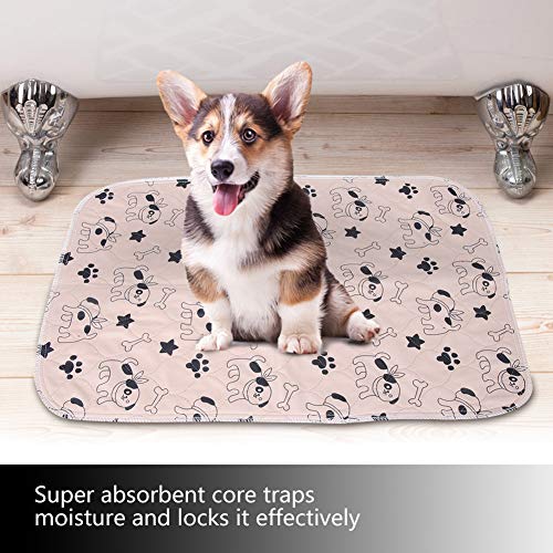 Saluaqui Hund Urin Matte, Hund Pee Pads, Töpfchen Trainingspads, 3 Größen Welpen Pee Pads für Welpen Hund Katze Pee für Töpfchen Training (40 * 60cm) von Saluaqui