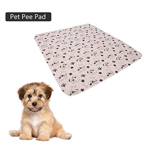 Saluaqui Hund Urin Matte, Hund Pee Pads, Töpfchen Trainingspads, 3 Größen Welpen Pee Pads für Welpen Hund Katze Pee für Töpfchen Training (80 * 90cm) von Saluaqui