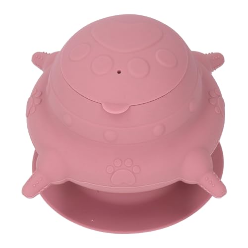 Saluaqui Silikon-Milchspender für Welpen, 4 Nippel, Kleine Welpen-Stillstation, Welpenflaschen Simulieren den Milchfluss der Mutter, Füttern Mehrerer Jungtiere, Geeignet für (PINK) von Saluaqui