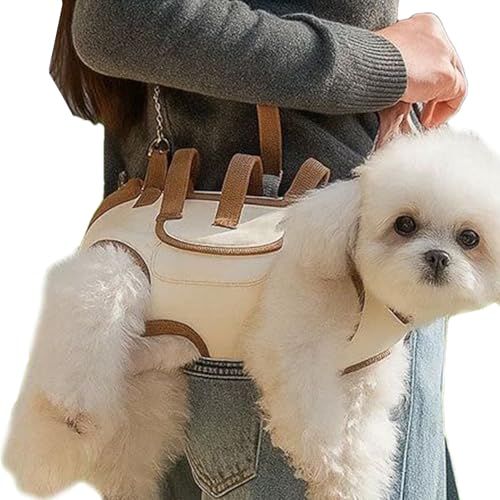 Hundetrage,Welpen Rucksack Träger Mit Leckerli-Fach - Tragbare Haustier Tragehilfe Verstellbare Ausflugstasche Für Spaziergang Fahrrad Camping Wandern Reise Training Indoor Outdoor Hundetrage,Welpen Rucksack Träger Mit Leckerli-Fach - Tragbare Haustier Tragehilfe Verstellbare Ausflugstasche Für Spaziergang Fahrrad Camping Wandern Reise Training Indoor Outdoor von Salyeeluly