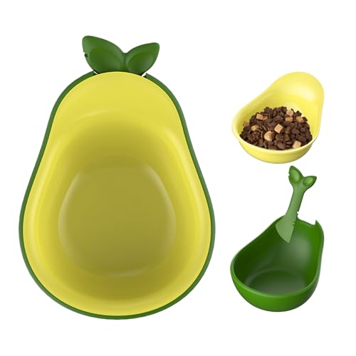 Katzennapf,Katzentrinknapf In Avocado-Form | Haustierfutterspender Für Kätzchen Fressen Trinken Mehrere Haustiere Innen Außen Wohnung Reise Urlaub Katzennapf,Katzentrinknapf In Avocado-Form | Haustierfutterspender Für Kätzchen Fressen Trinken Mehrere Haustiere Innen Außen Wohnung Reise Urlaub von Salyeeluly