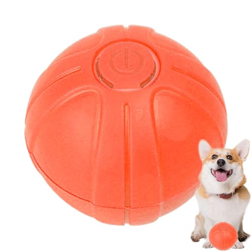 Salyeeluly Beweglicher Ball für Hunde,Rollendes Ball-Hundespielzeug | Welpen-Hüpfball-Spielzeug - Interaktives Hundespielzeug, Hundeball, automatisch rollendes Ballspielzeug für kleine und große von Salyeeluly