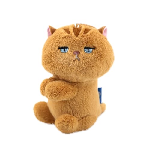 Salyeeluly Katze Stuffy – Niedliche Katze Plüsch Stofftiere Katze, multifunktionaler Katzen-Plüsch-Clip, Plüsch-Katzen-Anhänger für Kinder, Geburtstag, Partys von Salyeeluly