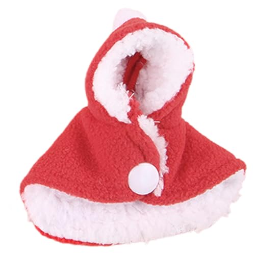 Salyeeluly Weihnachtskostüm für kleine Haustiere, Weihnachtskleidung für Vögel, Weihnachtsfeiern, Kleintiere, Bekleidung für Papageien, Nymphensittiche, Sittiche, Sittiche oder Sittiche von Salyeeluly