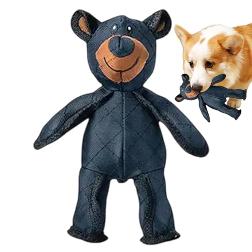 Unbreaka-Bear Indestructible Bear Dog Toy | Stuffed Bear Squeaky Dog Toys | Unbreakable Plush Squeaky Dog | Dog Chew Toy Interactive Dog Toy for Small Medium Dogs | Heavy-Duty Pet Toy for Large Breeds von Salyeeluly