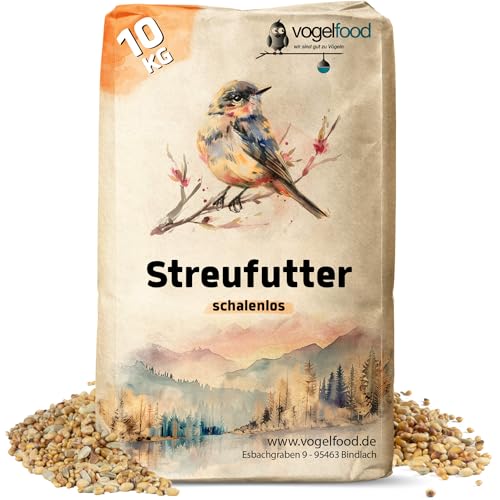 Samore 10 kg Samore schalenloses Streufutter Wildvogelfutter Sommerstreu Winterstreu Vogelfutter von vogelfood wir sind gut zu Vögeln