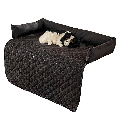 Samuliy Hundedecke Matte - Waschbar Haustier Hundedecken für Sofa | Faltbare Pet Rebellion Sofabezug Multifunktionale Hundemöbel Bett Sofa Weiche Haustier Kissen Matte für Mittlere Große Hunde Katzen von Samuliy