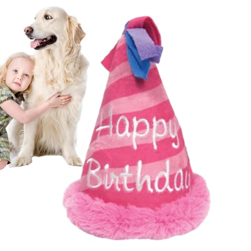 Samuliy Hundespielzeug zum Geburtstag | Plüsch-Kuchen-Hundespielzeug für Jungen und Mädchen, waschbar, langlebig, Welpen, Kuchen, Welpen, Cupcake, Plüsch-Kauspielzeug, Geschenk, von Samuliy