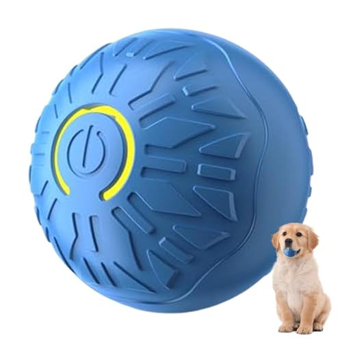 Samuliy Moving Dog Ball - Pet Toys Automatic Vibating Dog Toy - Shaking Dog Ball, USB Interactive Dog Toy For Chinese New Year, Valentine's Day, Kids And Adults von Samuliy