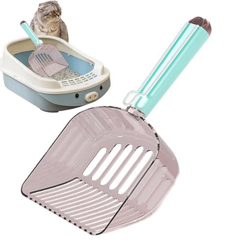 Samuliy Pet Scooper, Pet Sifter Poop Scoop, Portable Cat Excrement Shovel with Sealing Clip, Cat Shovel for Cats, Pets Box von Samuliy