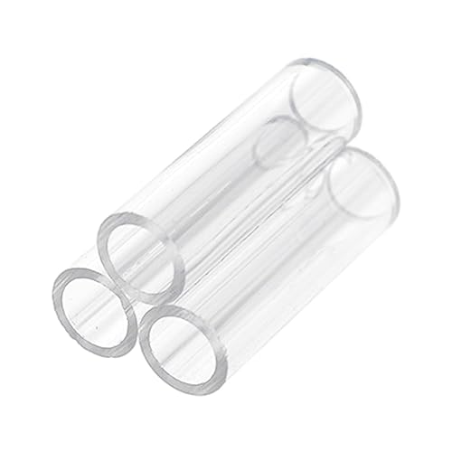 Samuliy Shrimp Pipes - Acryl Transparent Fisch Garnelen Feeder Brutrohr | Kristall Garnelen Nest Fisch Tank Shelter House, Brutröhre Versteck Höhle Versteck Rohre von Samuliy