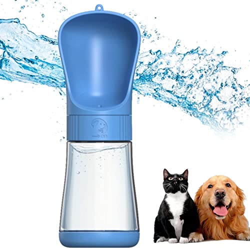 Tragbare Wasserflasche für Hunde, tragbare Haustier-Wasserflasche mit Futterbehälter, große Kapazität, auslaufsichere Reise-Wasserflasche für Spaziergänge Samuliy von Samuliy