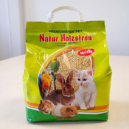 Katzen Holzstreu 10ltr Katzenholzstreu Einstreu Katzenstreu Holzpelletts von San Dimas