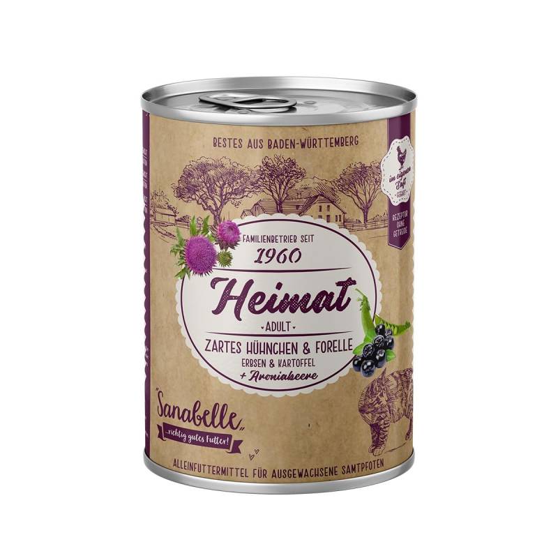 Sanabelle Heimat zartes Hühnchen & Forelle 12x400g von Sanabelle Heimat