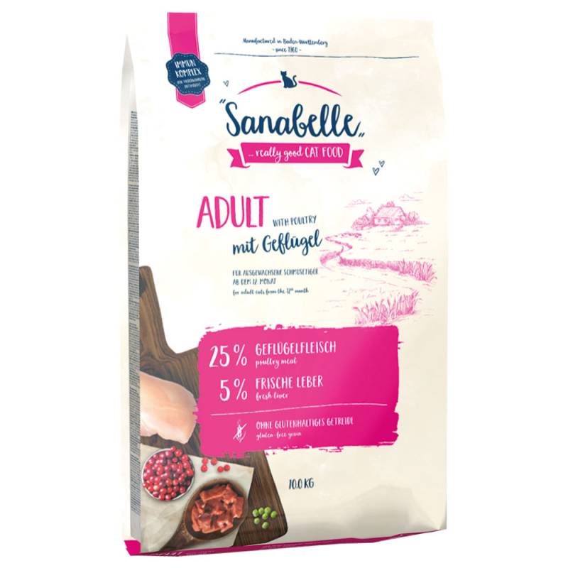 Sanabelle Adult mit Geflügel - 10 kg von Sanabelle