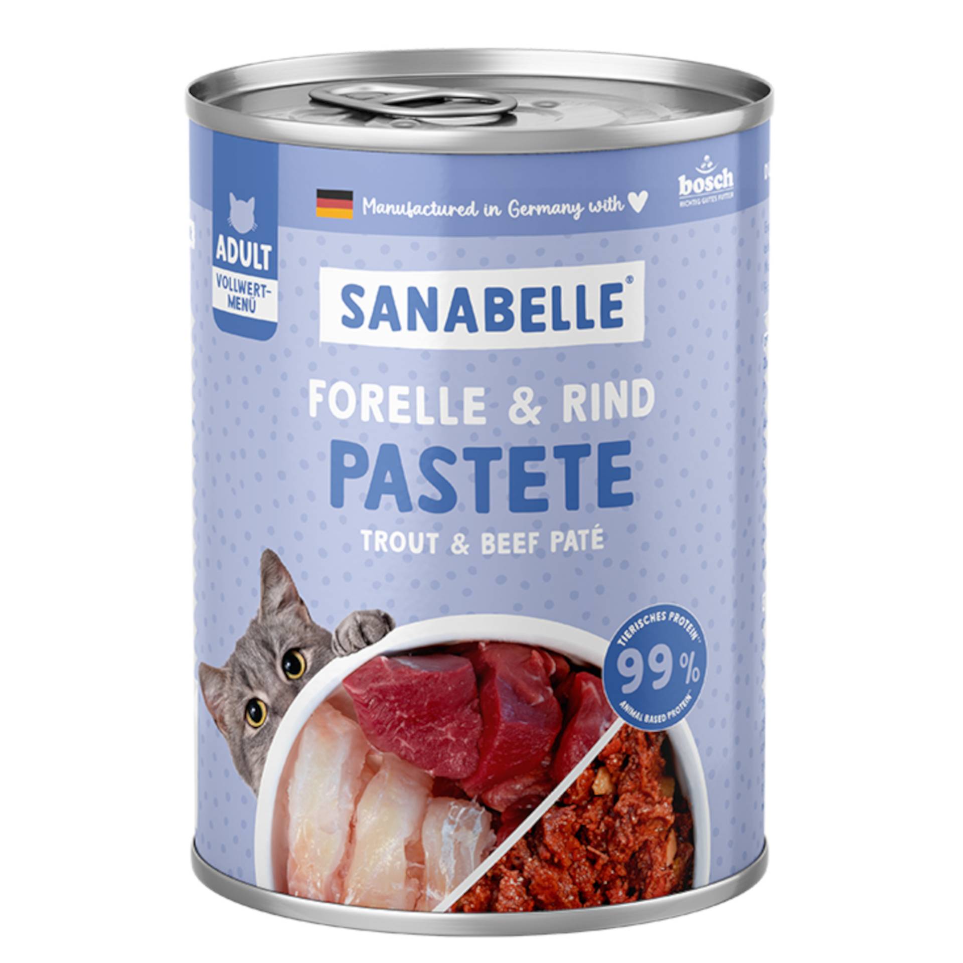 Sanabelle All Meat 6 x 400 g - Forelle & Rind Sanabelle All Meat 6 x 400 g - Forelle & Rind von Sanabelle