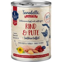 Sanabelle Fleisch in Soße 6 x 380 g - Rind & Pute von Sanabelle