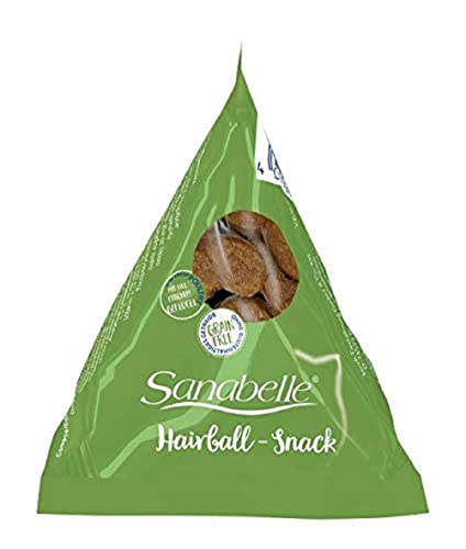 Sanabelle Hairball-Snack | Funktionssnack für Katzen | vermindert die Bildung von Haarballen | Weizenfrei | 20 g von Sanabelle