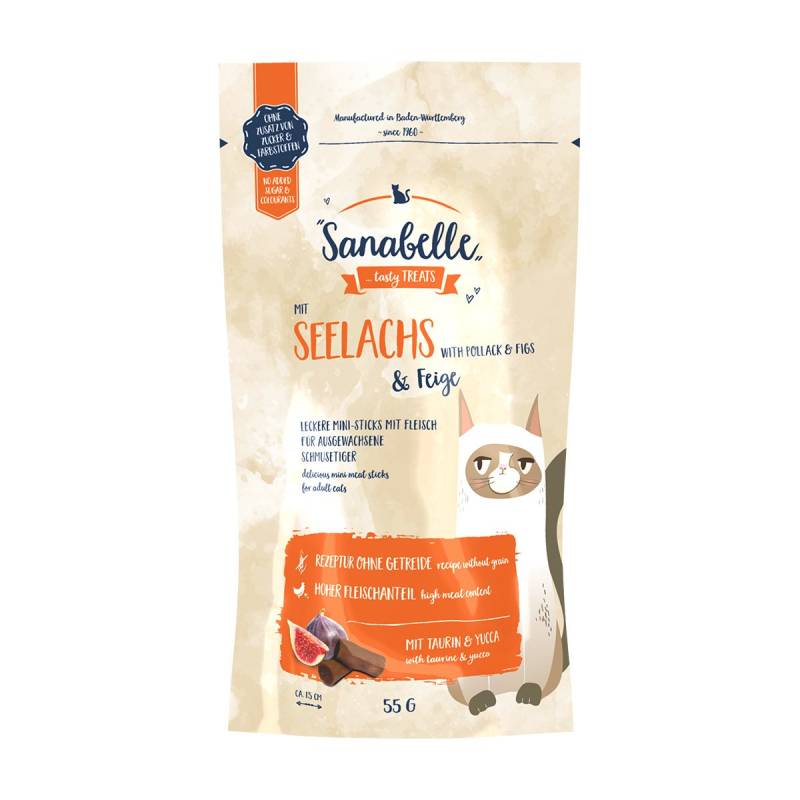 Sanabelle Katzensnack Seelachs & Feige 55g von Sanabelle