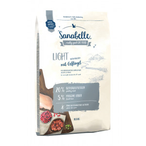 Sanabelle Light Katzenfutter mit Geflügel 10 kg von Sanabelle