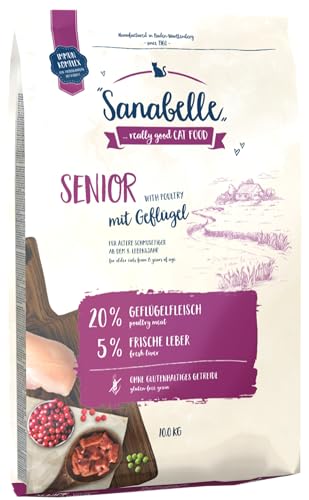 Sanabelle Senior | Katzentrockenfutter für ältere Katzen ab dem 8. Lebensjahr | 6 x 400 g von Sanabelle