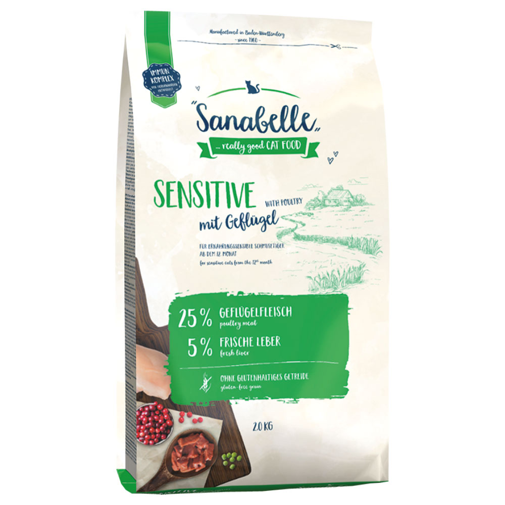 Sanabelle Sensitive mit Geflügel - 2 kg von Sanabelle