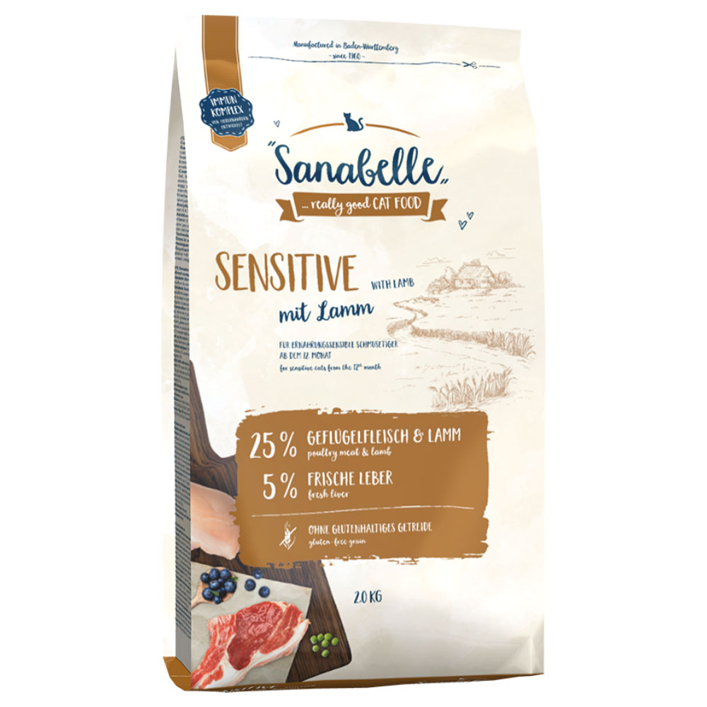 Sanabelle Sensitive mit Lamm - Sparpaket: 2 x 2 kg von Sanabelle